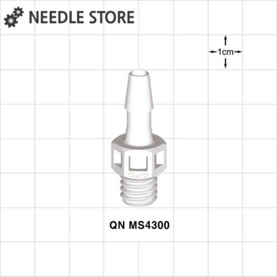 [QN MS4300] 스트레이트 10-32 UNF 나사 튜빙 커넥터