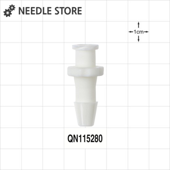 [QN115280]루어 락 튜빙 커넥터(Nylon)내경 3/32 인치,6.5mm 튜빙에 적합