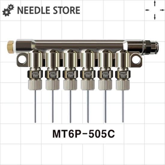[MT6P-505C] 다중 분배용 매니폴더 캡 어뎁터+노즐 포함셋트